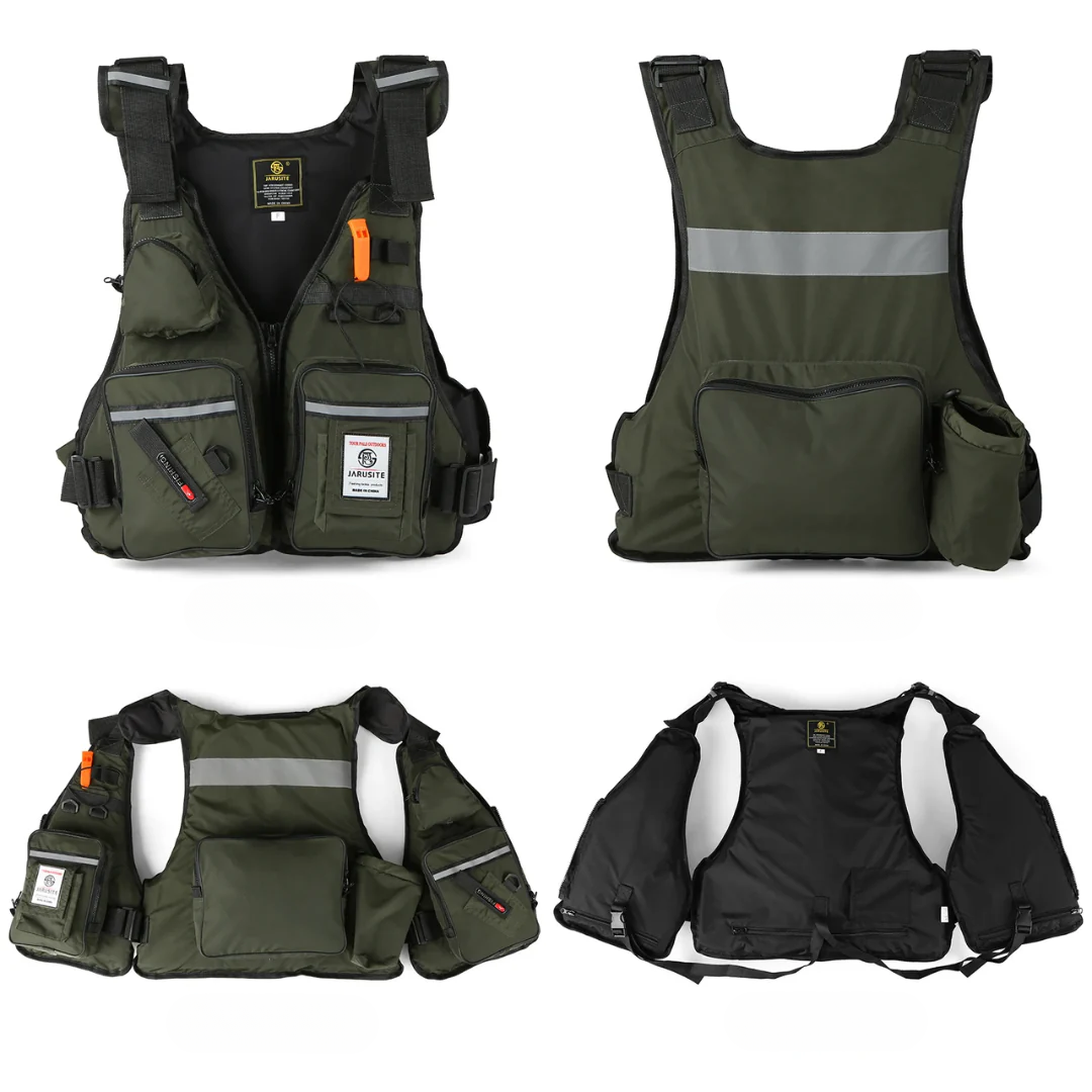 Multi-Pocket Visvest – Lichtgewicht &amp; Duurzaam