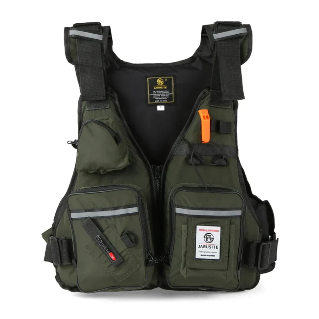 Multi-Pocket Visvest – Lichtgewicht &amp; Duurzaam
